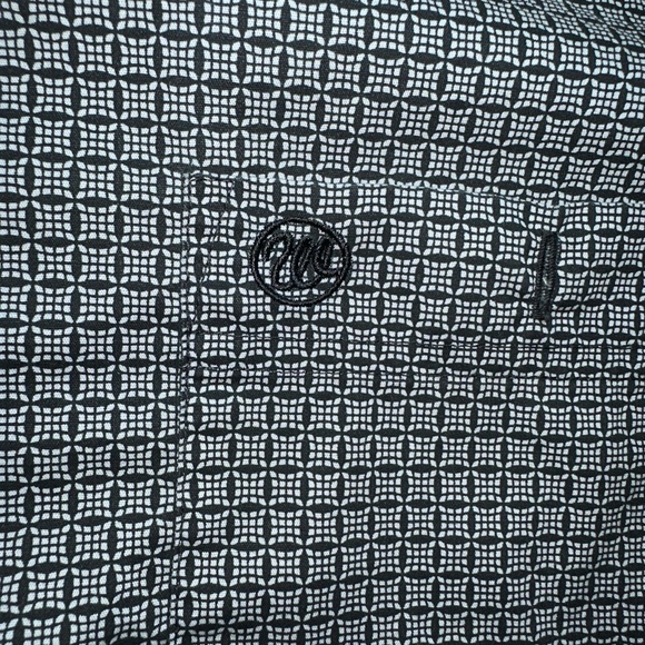 Wrangler‎ Button Down Long Sleeve Shirt Black Pattern Medium - Picture 3 of 7